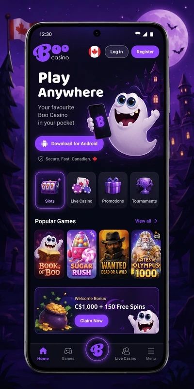Boo Casino Canada on Android