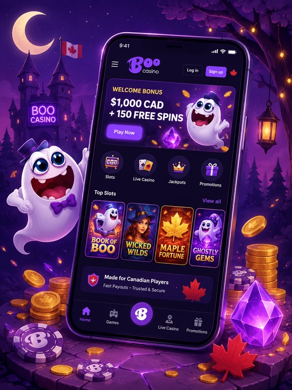 Boo Casino Canada preview on iOS and Android