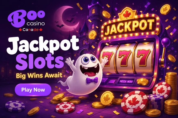 Progressive jackpot slots at Boo Casino Canada — 777 and giant prizes