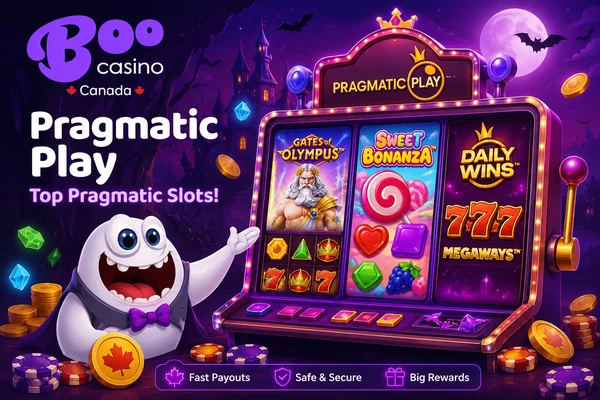 Pragmatic Play slots at Boo Casino Canada — Gates of Olympus, Sweet Bonanza